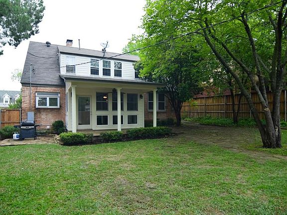 Large backyard