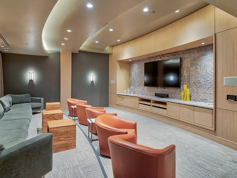 Private screening room