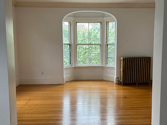 Looking from dining room to living room