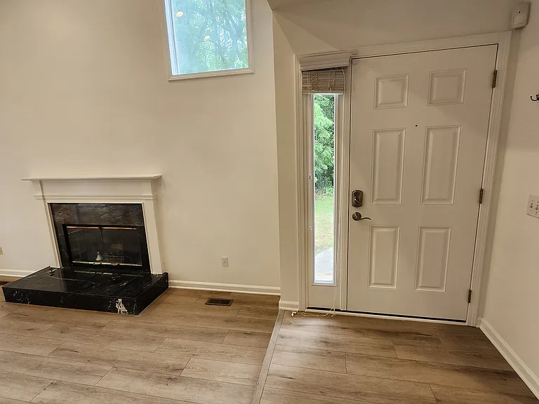 View of the front door and entrance area