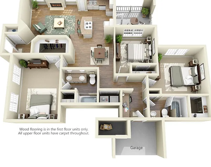 Cypress Lake at Stonebriar Apartments — Photo 44