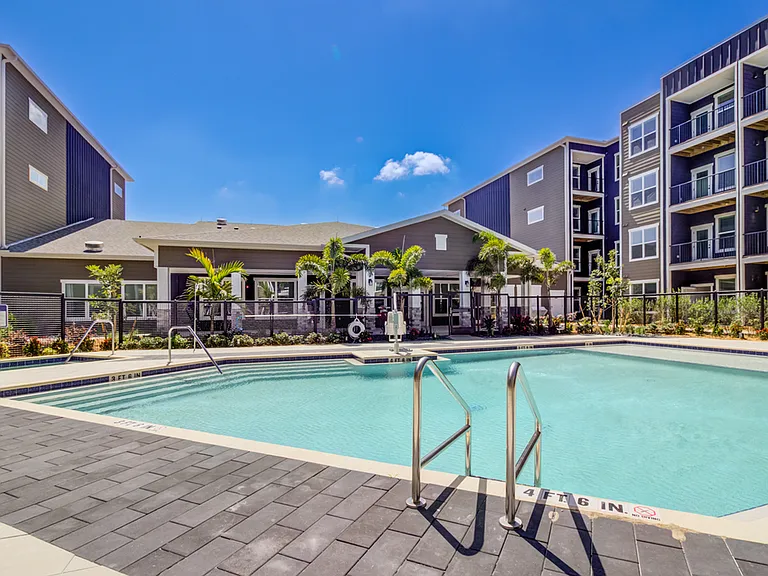 Swim, soak, or simply unwind at Garrett Forum's pool and hot tub, just steps from the clubhouse.