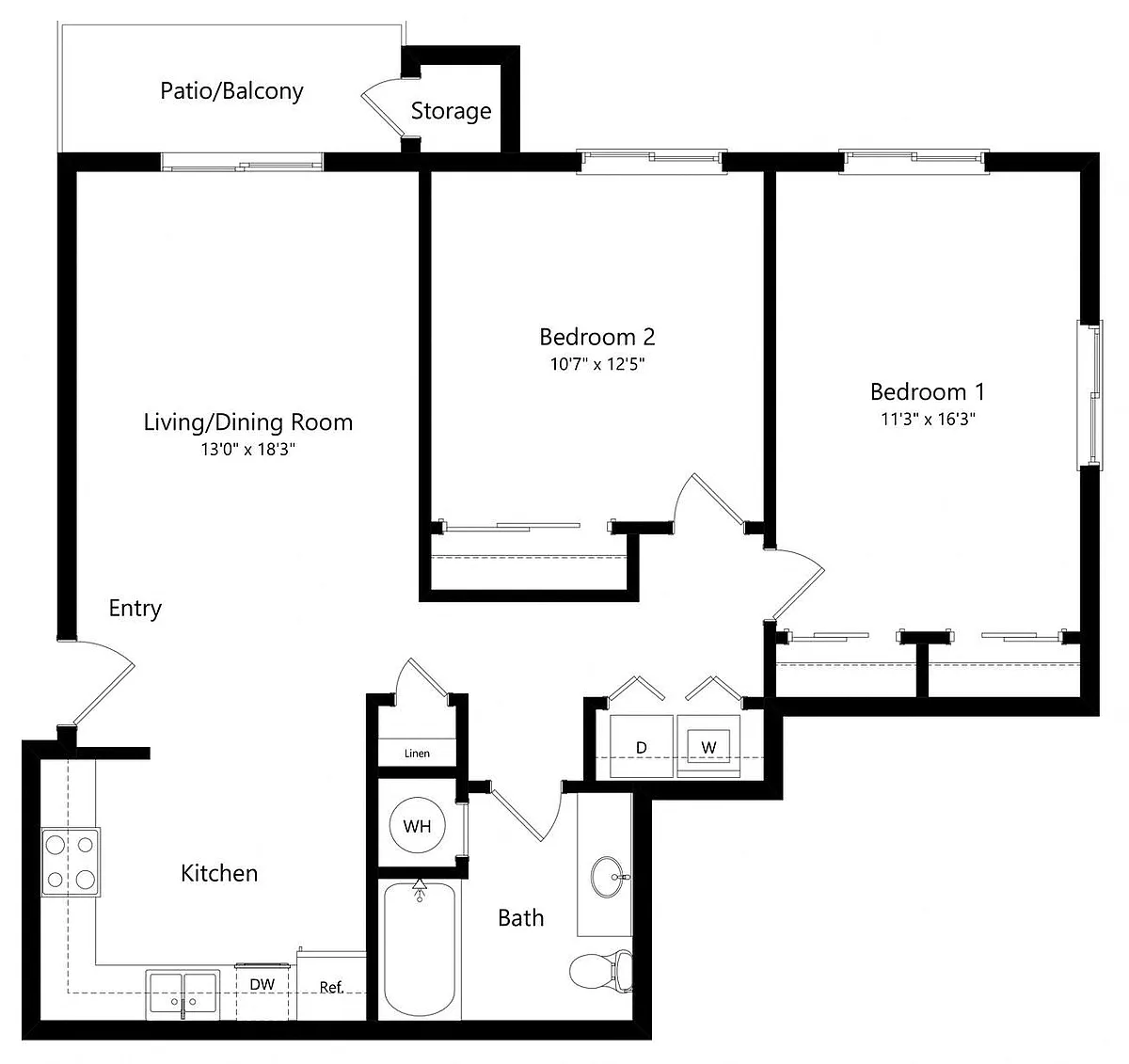 Floor plan Jefferson
