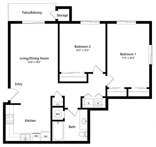 Floor plan Jefferson