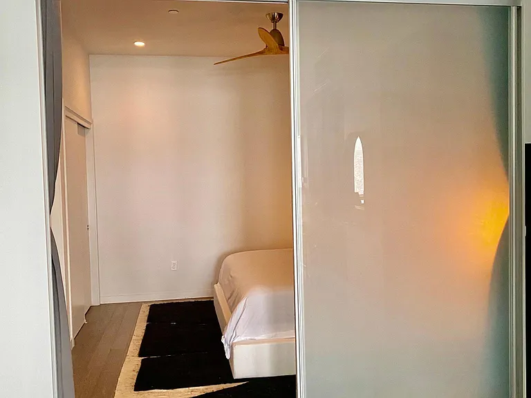 Sliding Door to Bedroom