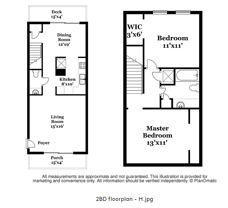 Floor plan 2X15B