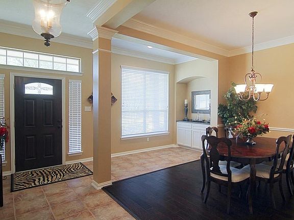  Beautiful hardwood floors in large formal dining room
