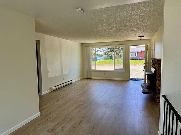 Living room and dining room.