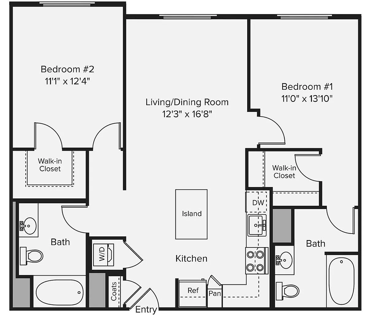 Floor plan B4-A11-414