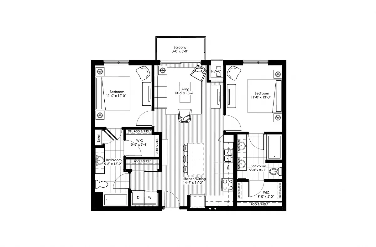 Floor plan B6