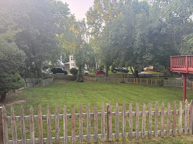 View of back yard
