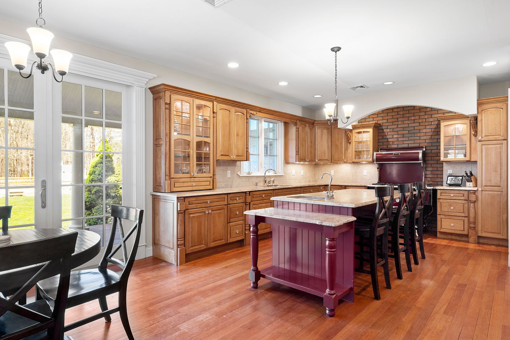  Kitchen, Granite counters and all Viking appliances.