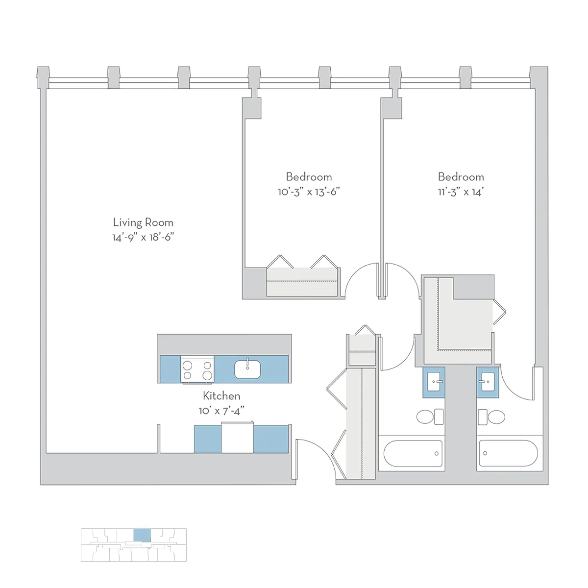 Floor plan 2bn09