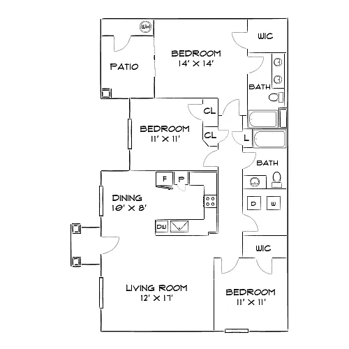 Floor plan Design 3A