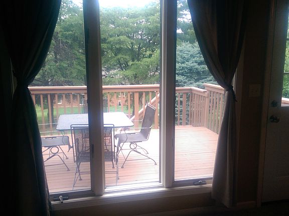 Large deck off family room
