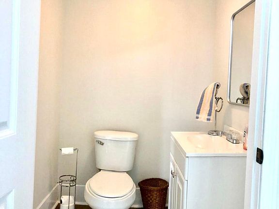1/2 bathroom on the main floor