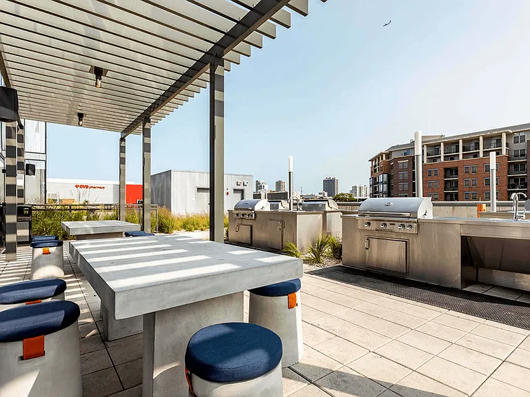 Outdoor grilling stations