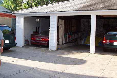 parking area (2 spots) plowed during winter months