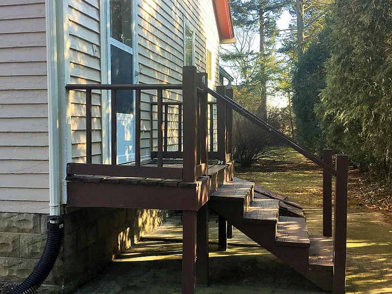 back porch off kitchen