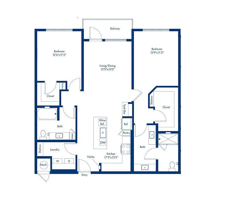 Floor plan B17