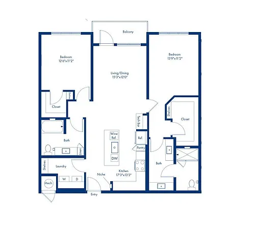 Floor plan B17