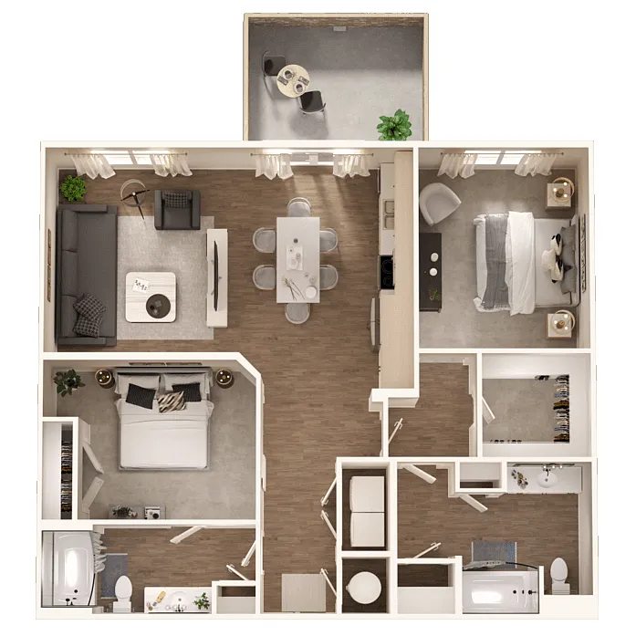 Floor plan 1B2