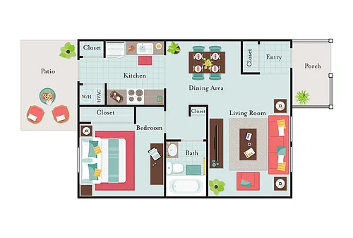 Floor plan 1X1