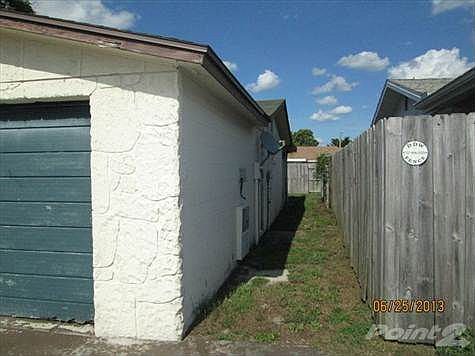 Side View of Back yard