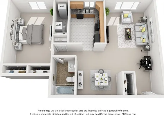 1 Bedroom 1 Bedroom