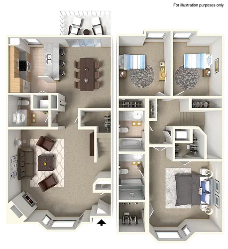 Floor plan Townhome