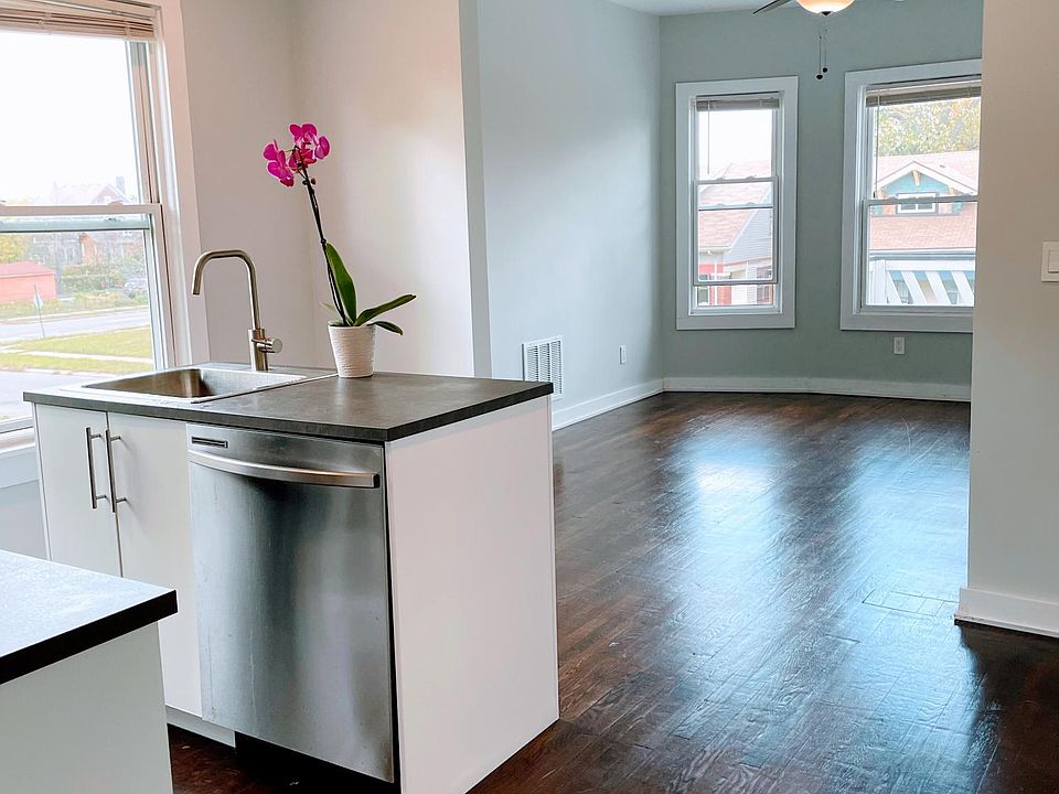 Kitchen toward living room