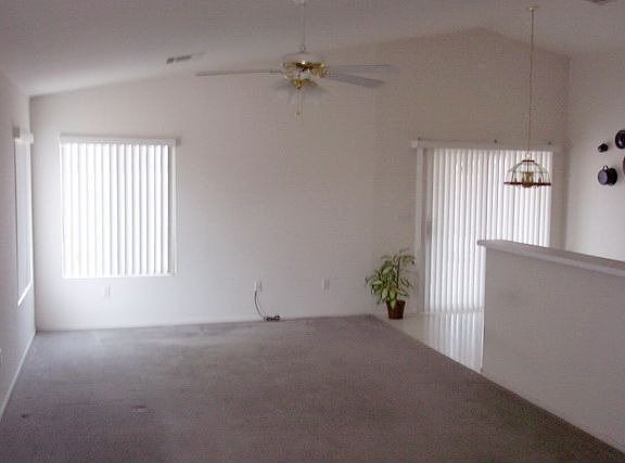 High ceilings in living room