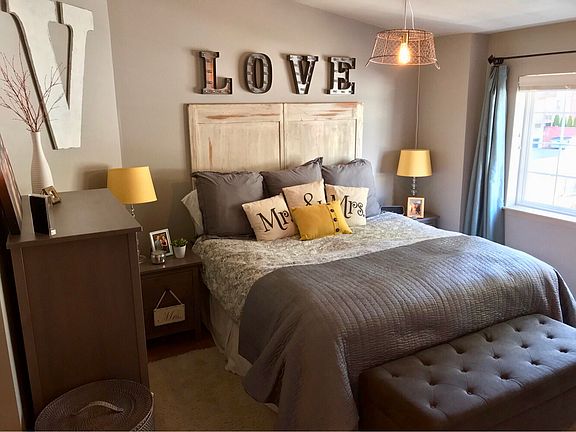 Master bedroom with walk-in