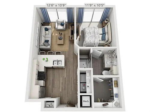 Floor plan B1