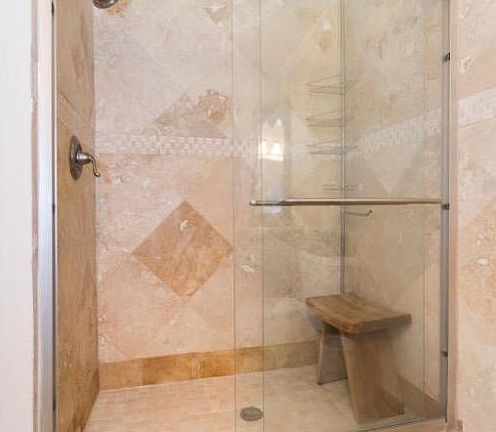 Master shower