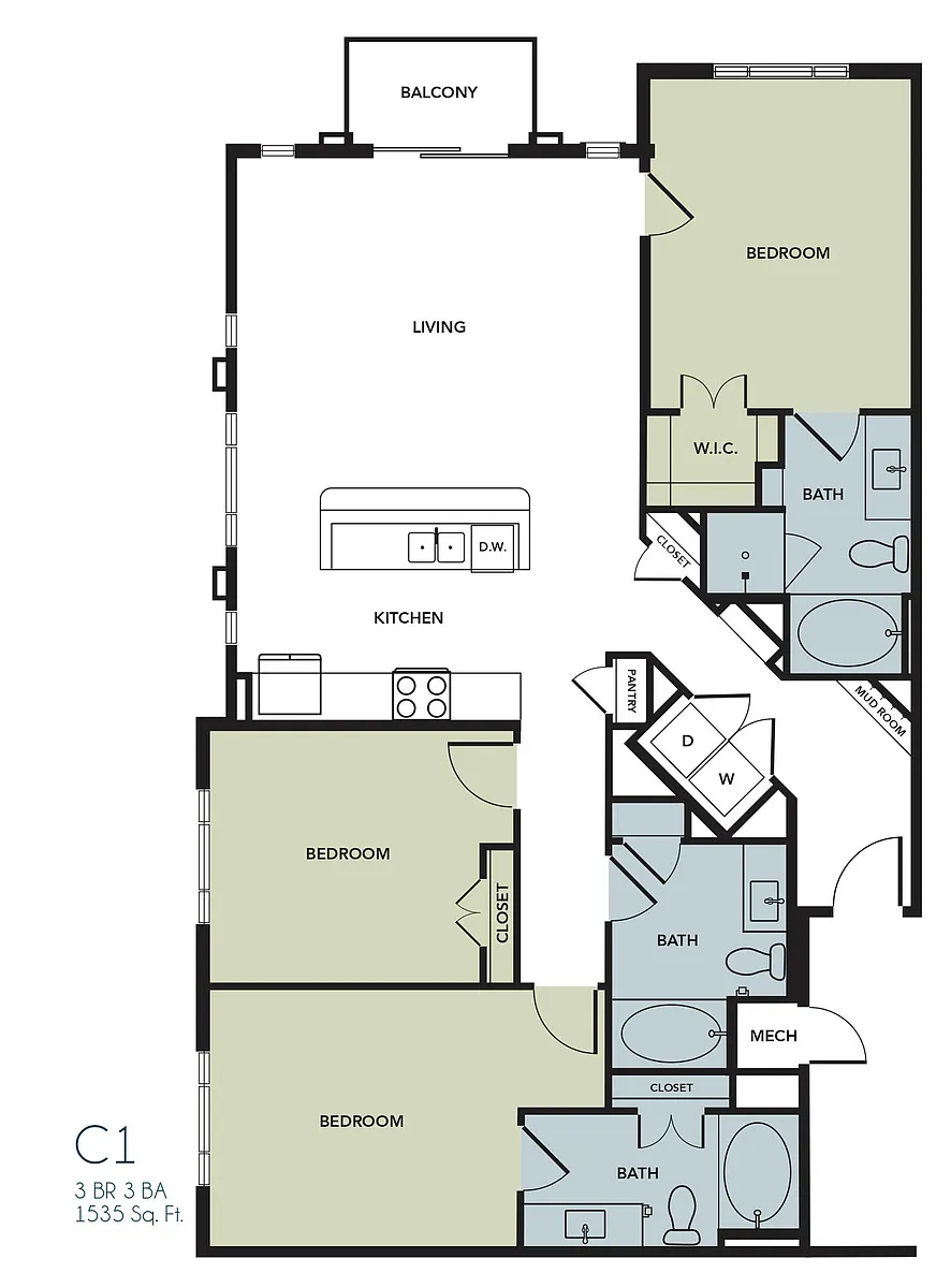 Floor plan C1