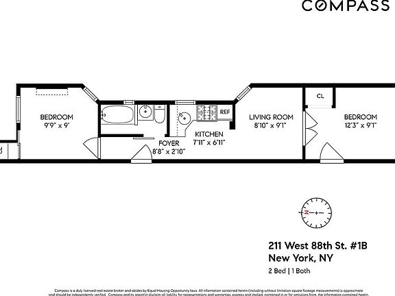 4th image of 211 W 88th St APT 1B