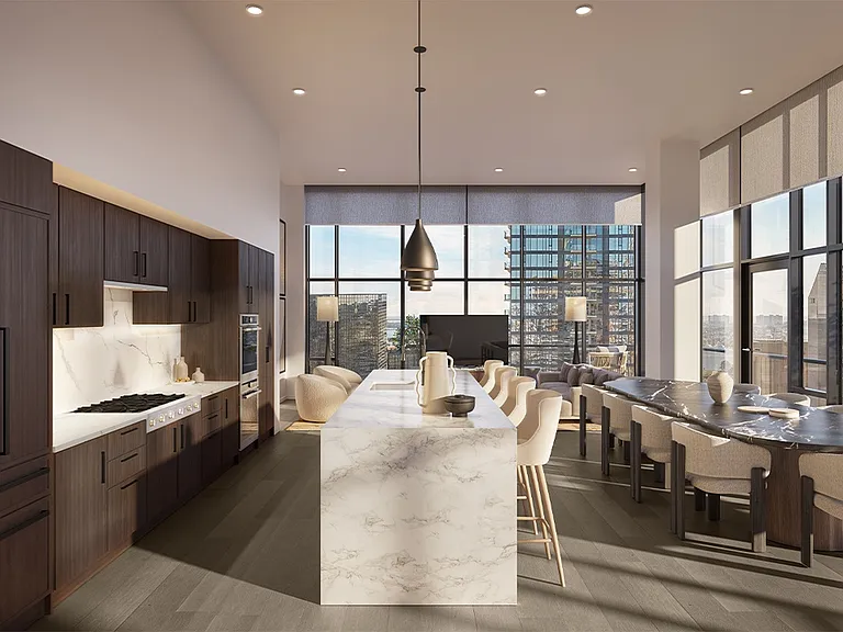 Penthouse Kitchen Dark Designer Finish - The Torrey