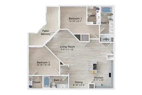Floor plan B2