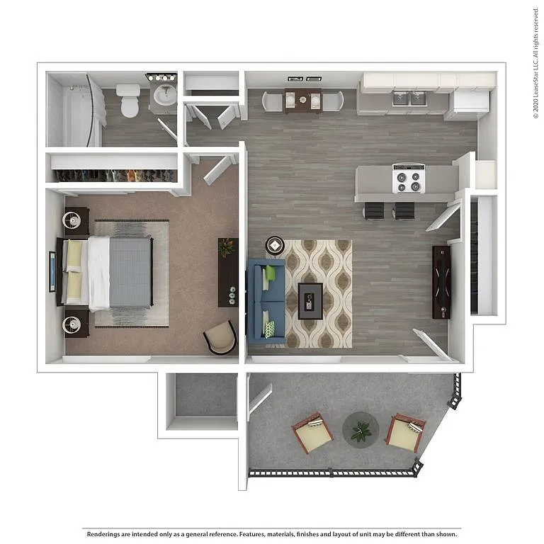 Floor plan 1X1