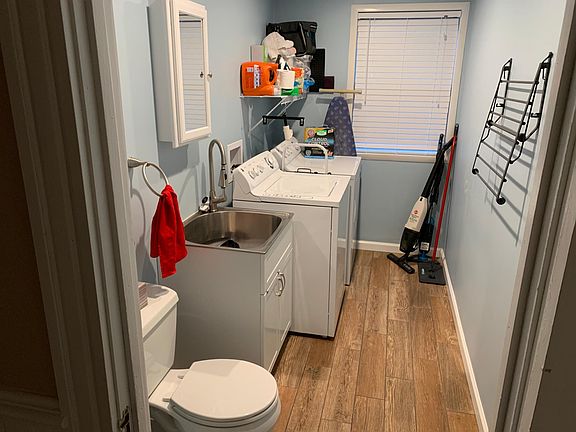 1/2 Bath with Laundry on the 1st Floor