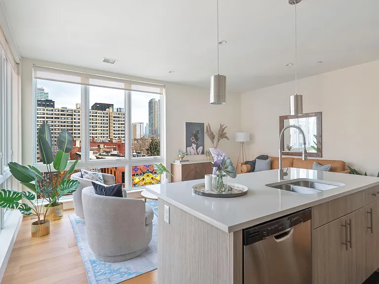 Large Windows Take Advantage of Park and City Views