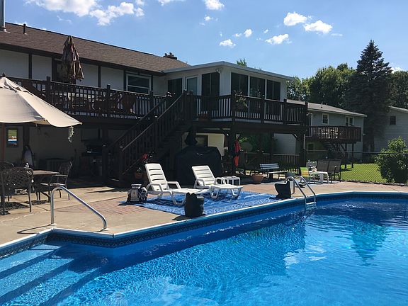 Deck across back of house