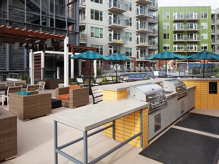 Outdoor lounge area