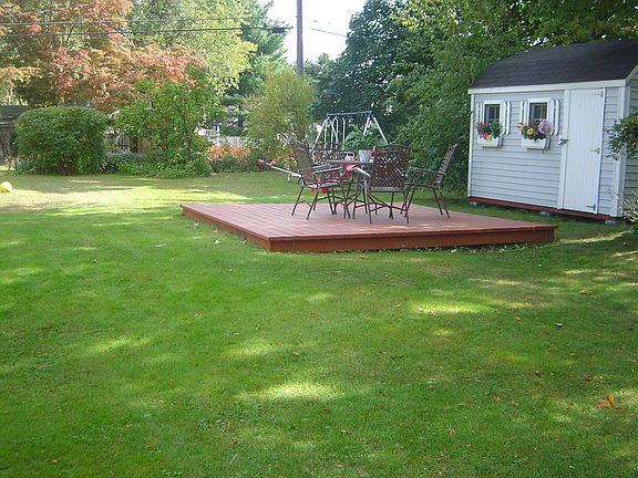 large park like backyard