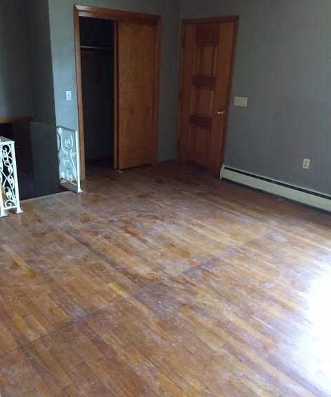 Entrance way to Family Room - Floors to be cleaned