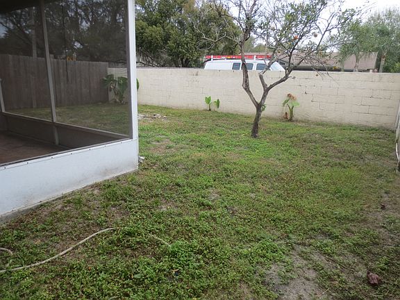 Fenced yard. 