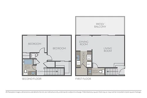 Floor plan Calabazas Townhome