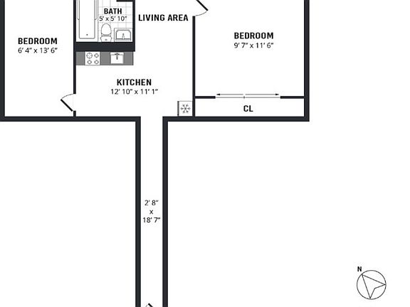 2nd image of 329 E 94th St APT 11
