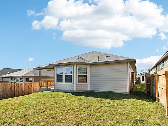 Back exterior of the Allen floorplan at a Meritage Homes community.